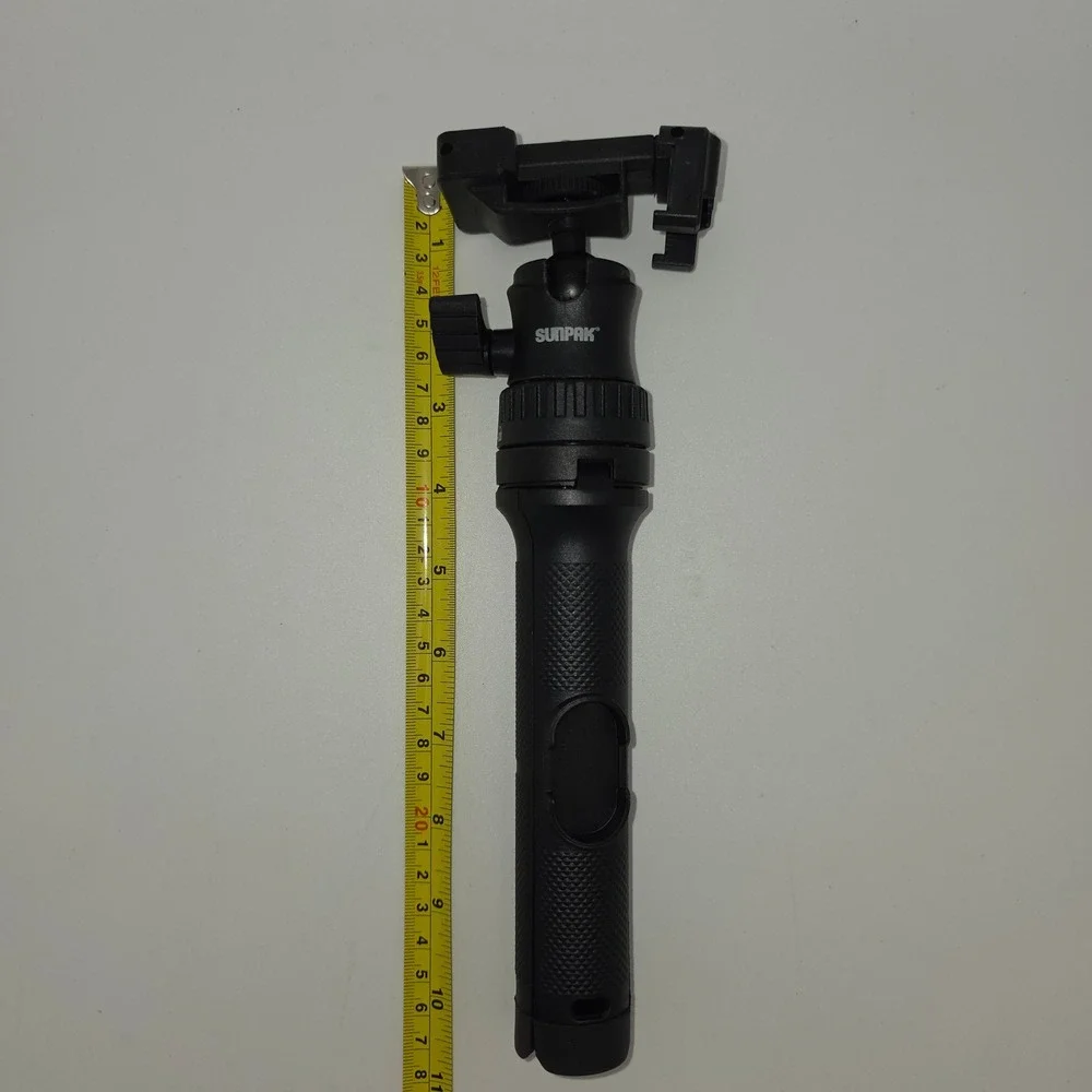 Sunpak Mini Tripod Handheld Stabilizer Unisex OS Black Excellent Vlogging Mount